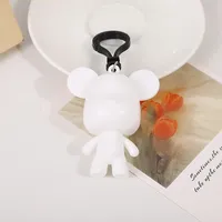 6.5cm/8cm ,1/5/10pcs 100% Bear Handmade Set Gloomy Bear POPOBE White Blank Mold Vinly Toys for Kid DIY Painted Medicom Toys