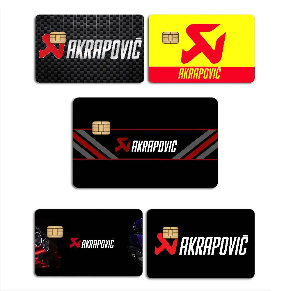 Akrapovics Anmie Sticker Film Skin Cover for Credit Card Debit Bank Card Front