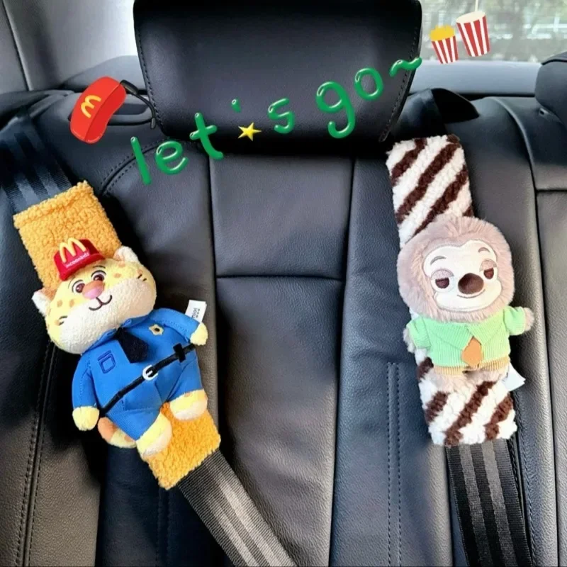 

Зверополис, молния, леопард, офицер, ремень безопасности автомобиля, защита плеч, мультяшная фигурка, анти-удуляционный чехол для шеи, праздничный подарок