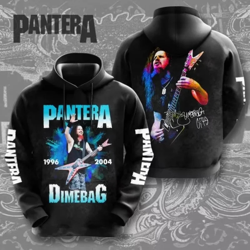 2025 New Heavy Metal Rock Band Pantera 3d Print Hoodies Men Women Fashion Large Hoodie Sweatshirt Men Clothing Hip Hop Tracksuit