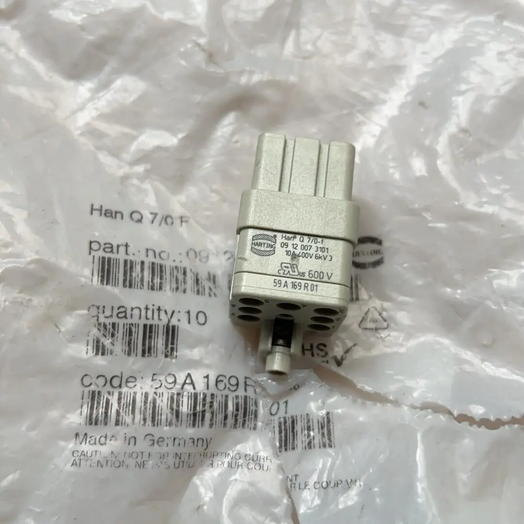 

1pcs HARTTING 09120073101 Heavy Duty Connector Han Q7 Core