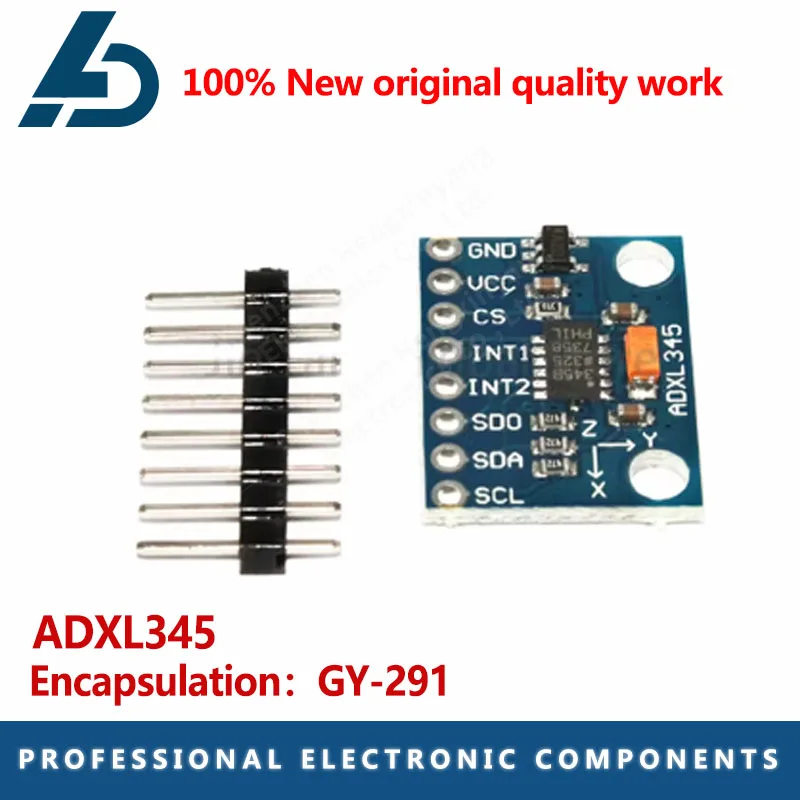 GY-291 ADXL345 digital three-axis gravity acceleration inclination module IIC/SPI transmission straight shot