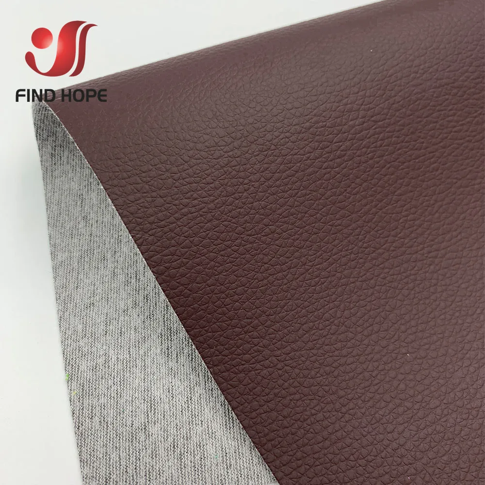 A4 Litchi PU Leatherette Fabric for DIY Projects