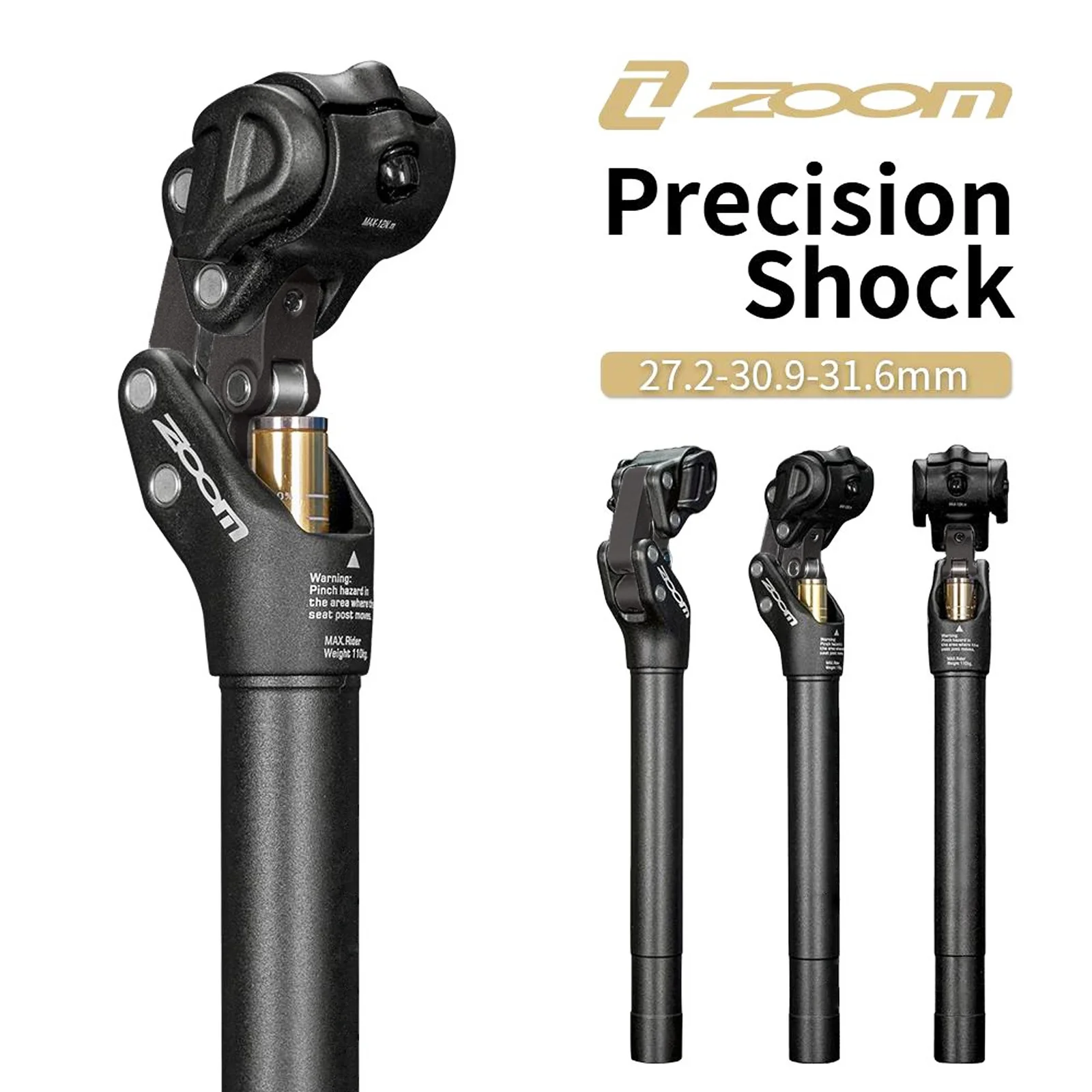 

ZOOM MTB велосипедный подседельный штырь велосипедный подседельный штырь амортизатор-капельница ручная дорожная высота подвеска 30,9/27,2/31,6 мм трубка сиденья велосипеда