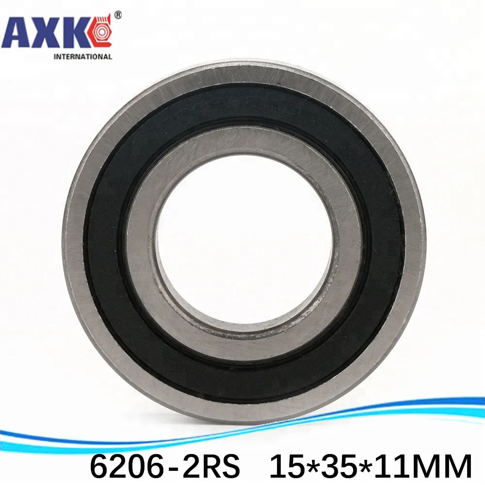 

Sealing Cover Deep Groove Ball Bearing Free Shipping Double Rubber 10pcs 6202-2RS 15*35*11 Mm * Inch Bearing AXK Steel Ra 0.8 99