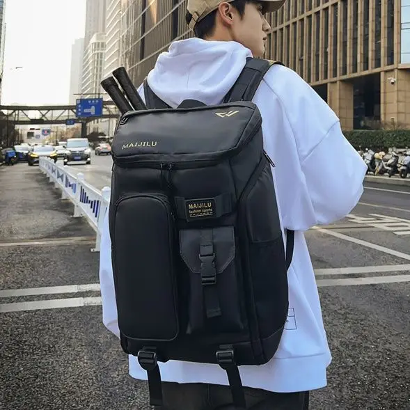 Large Capacity Badminton Racket Bag Casual Wet and Dry Separation with Shoe Warehouse Travel Backpack for Men Women