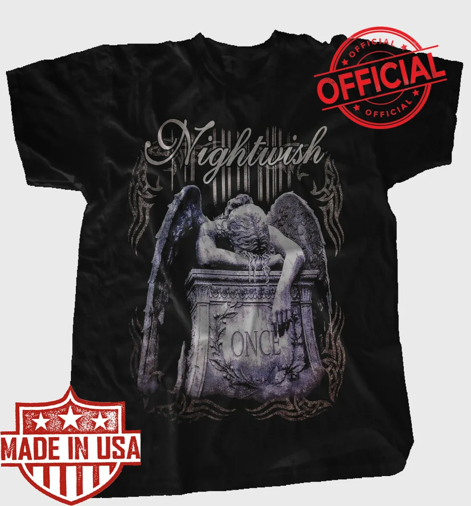 

NIGHTWISH Once Symphonic Vintage Cotton Black Men S-5XL T-shirt TR2902