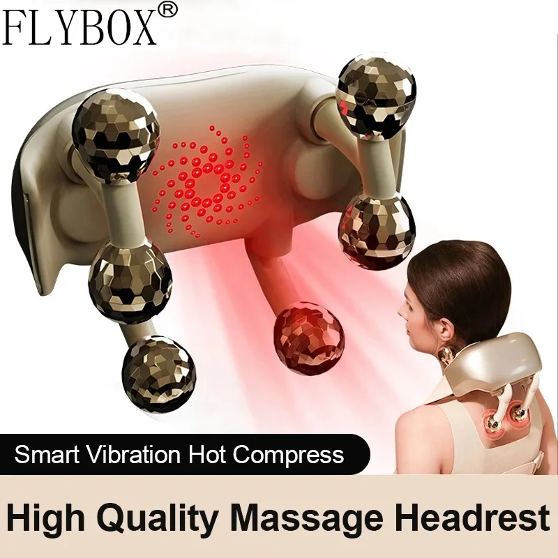 

2025 новый высококачественный массажер для плеч и шеи, массажер для спины, талии, шеи, трапециевидный мышечный горячий компресс, многофункциональный для домашнего использования