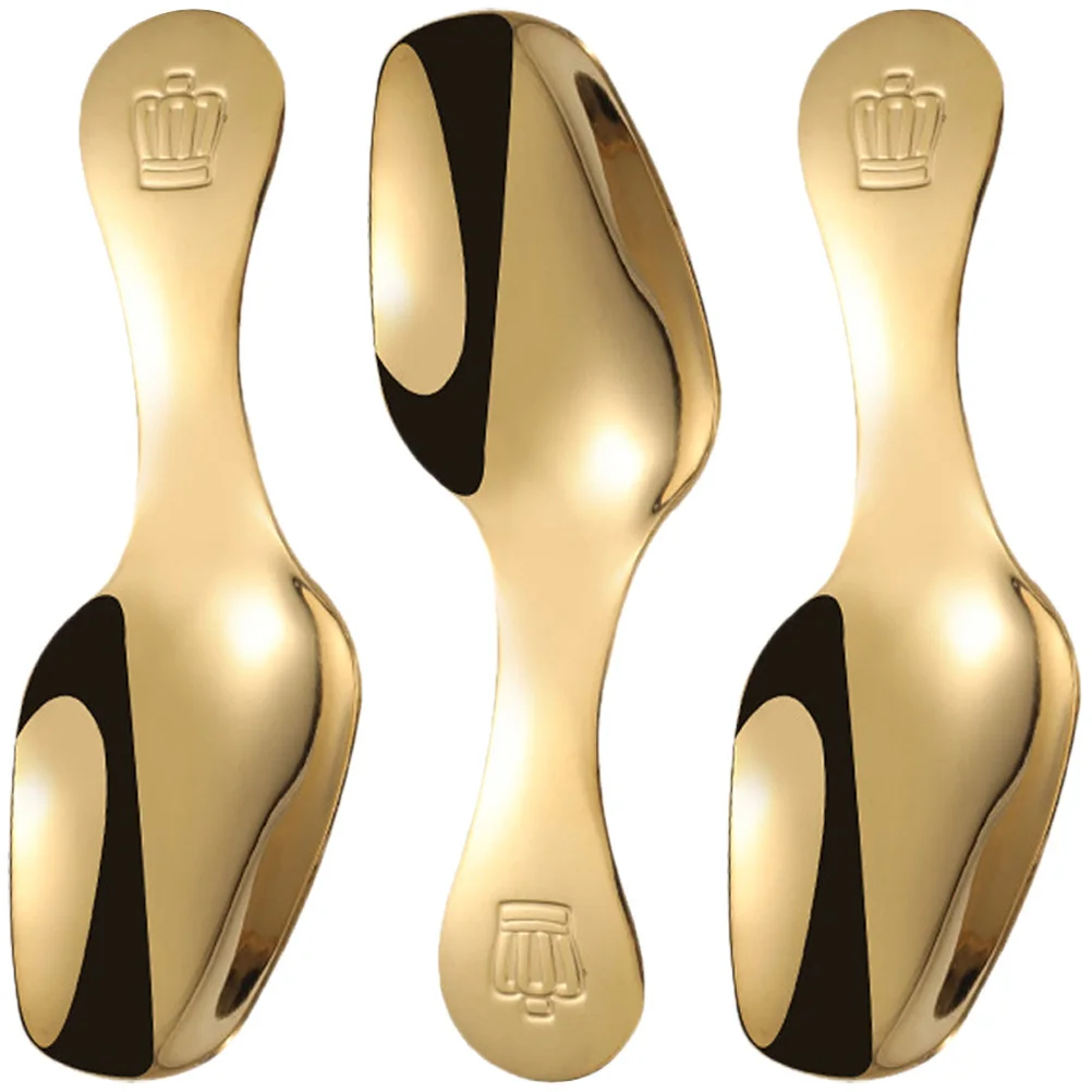 

3Pcs Stainless Steel Tea Scoop Multi-Function Coffee Spoon for Ground Beans Loose Tea Salt Sugar Household Use Daily Coffee