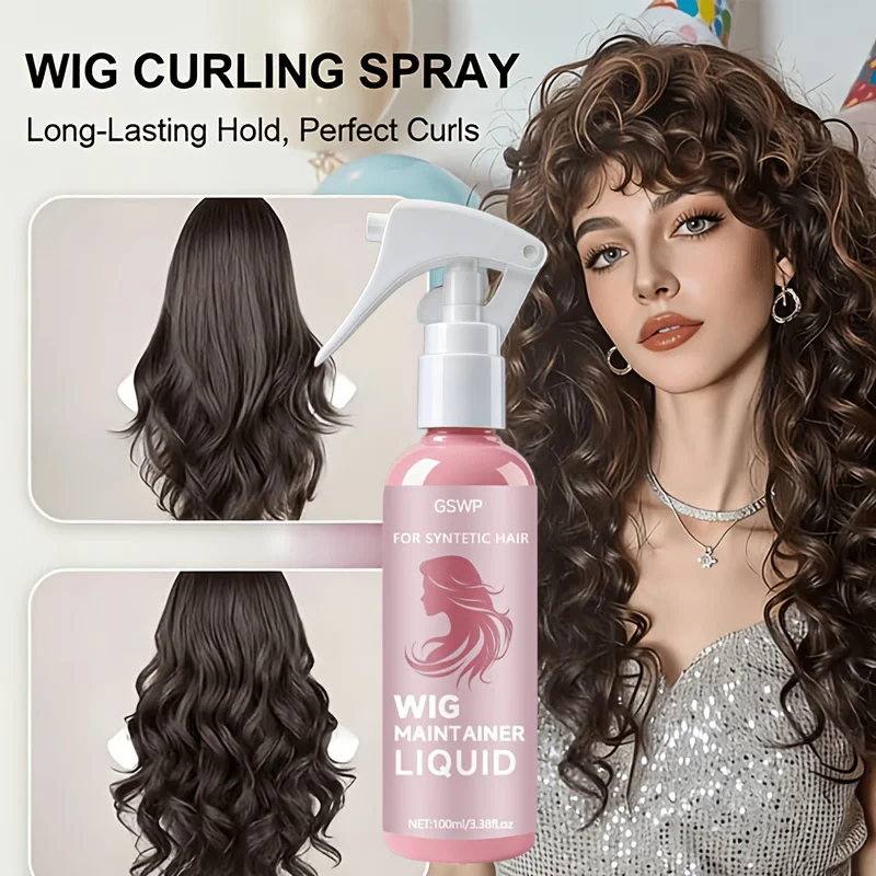 GSWP Wig Care Spray Tames Hair, and Makes Styling Easier; Effortlessly Detangles; Leaves Hair Soft and Smooth.100ml/200ml