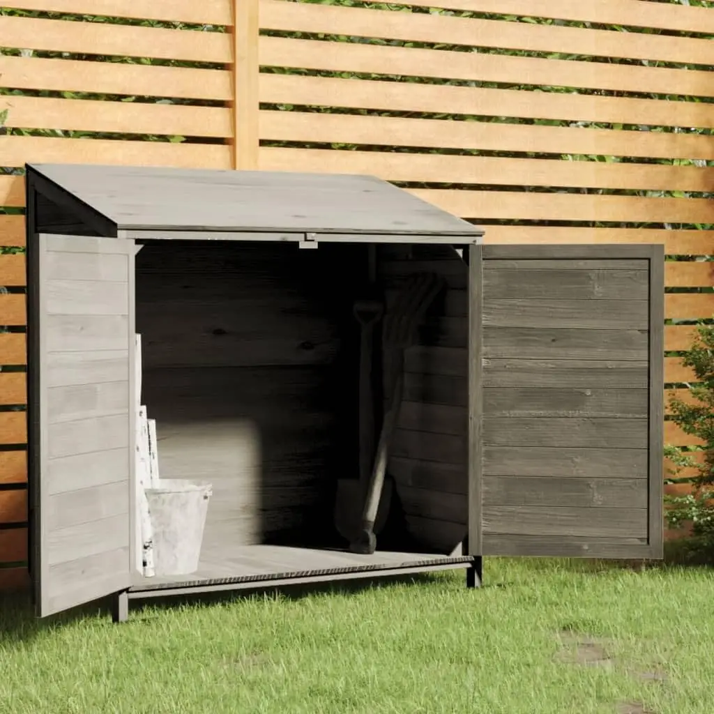 Medium Outdoor Garden Shed Solid Fir Wood Tool Organizer Backyard Cabinet Weather-Resistant 40.2x40.2x44.1 In, Customized