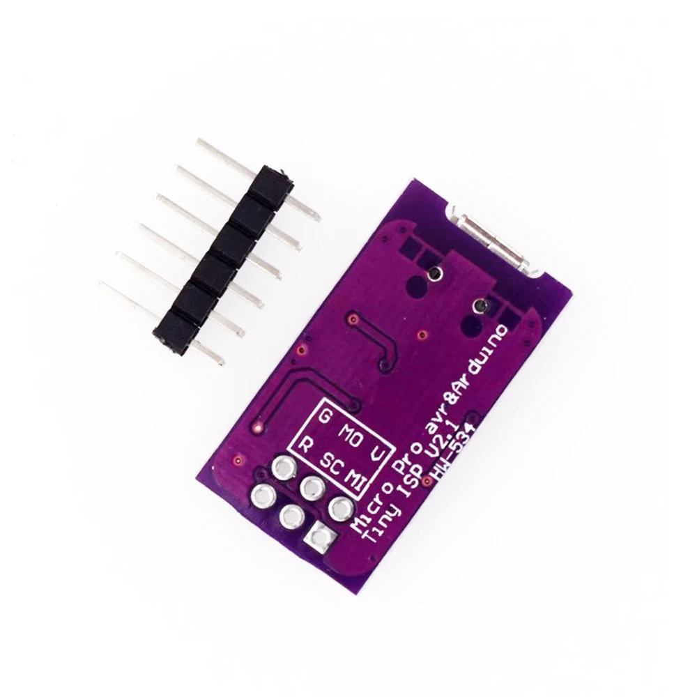 TZT Micro USB Tiny AVR ISP ATtiny44 ATTiny45 ATTiny85 USBTinyISP Programmer Module For IDE Bootloader ISP Microcontroller 5V