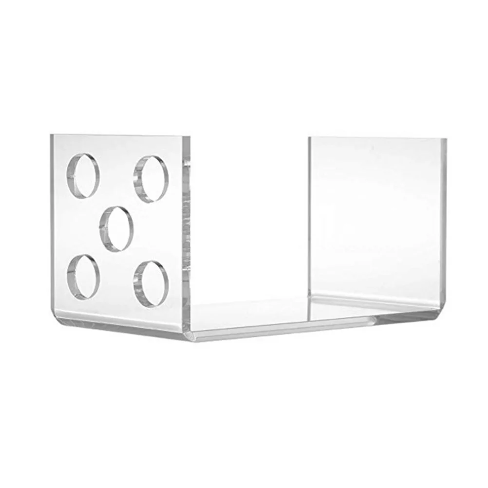 

1pc Scissors Storage Rack Transparent Stand Salon Tools Organizer Comb Clip Holder Modern Decor Separable Design Scissor Holder