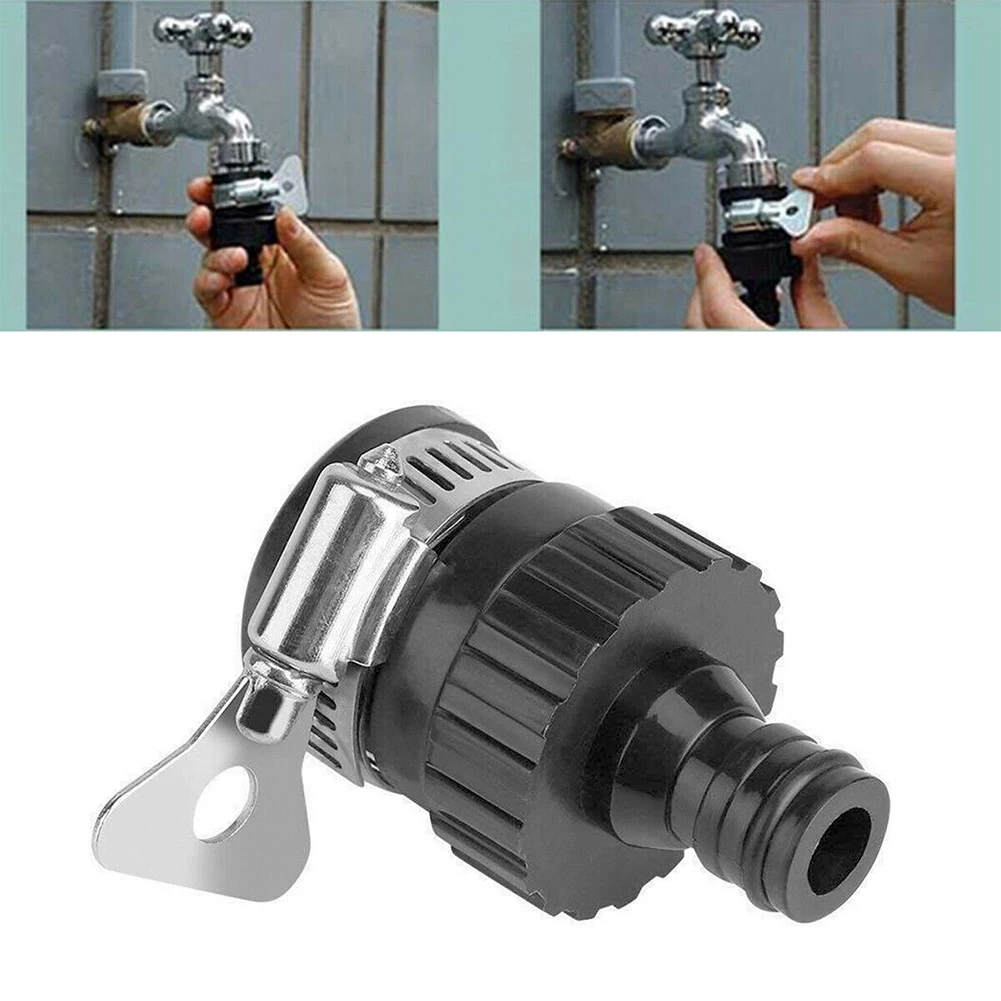 Universal Garden Hose Pipe Fitting Faucet Adapter Kitchen Bath Tap Mixer Tap Faucet Multi-function Faucet Adapter O-ring Water