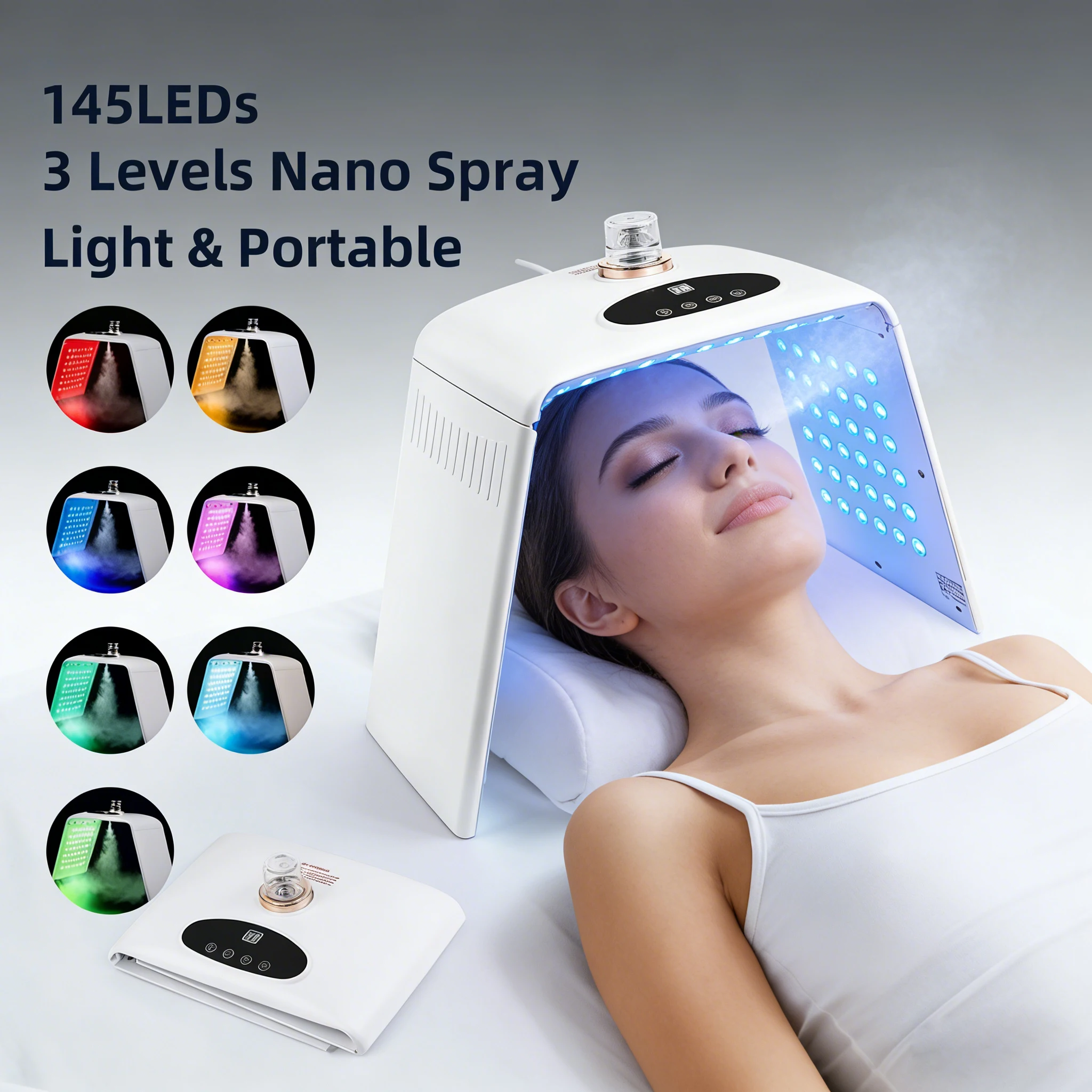 nuova-maschera-led-pieghevole-a-7-colori-attrezzatura-pdt-dispositivo-spray-facciale-spa-ringiovanimento-della-pelle-macchina-di-bellezza-per-viso-e-corpo