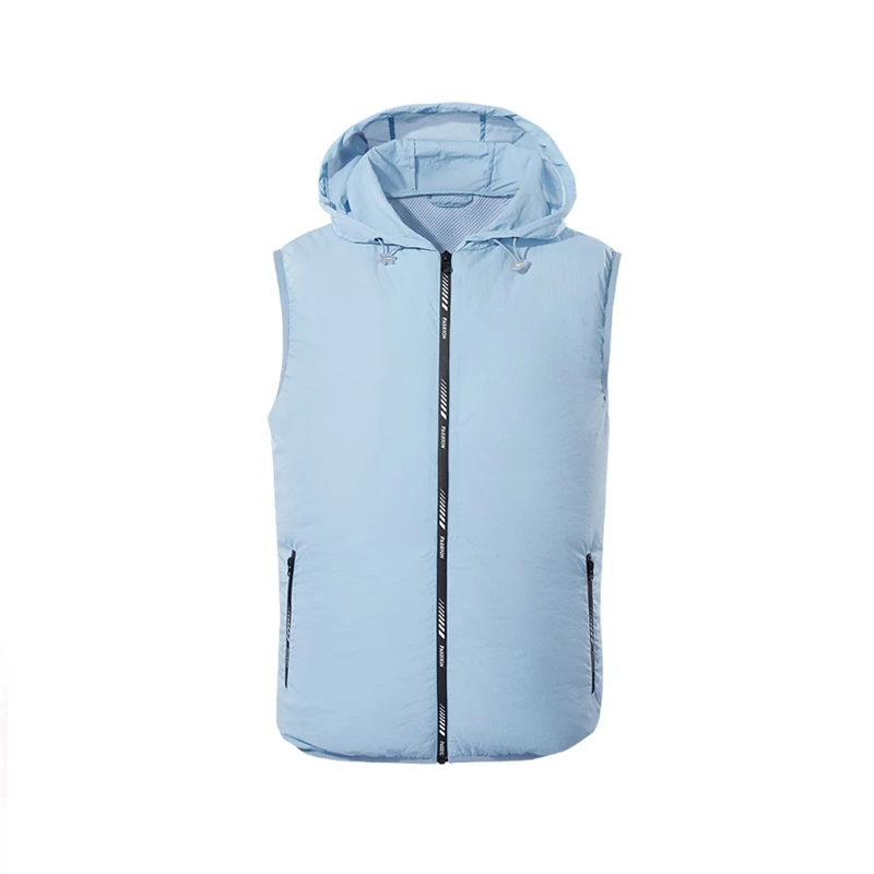 Gilet estivo da uomo gilet con cappuccio da uomo gilet moda coppia gilet senza maniche giacca Casual con cappuccio per uomo