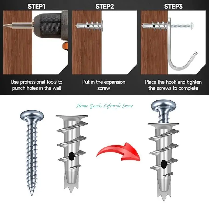 e74e professional screw مع مرساة مجموعة كاملة حل الجدار