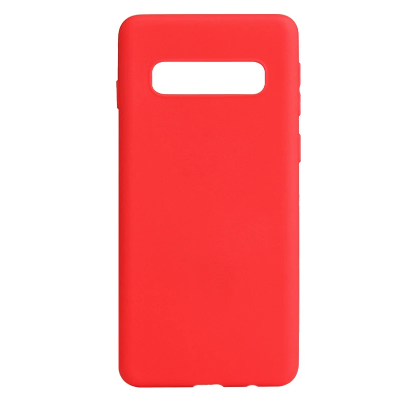 Candy color silicone phone case on for samsung galaxy s10 5G s10e s10 plus s9 s8 s7 edge Note 8 Note 9 soft tpu back cover coque