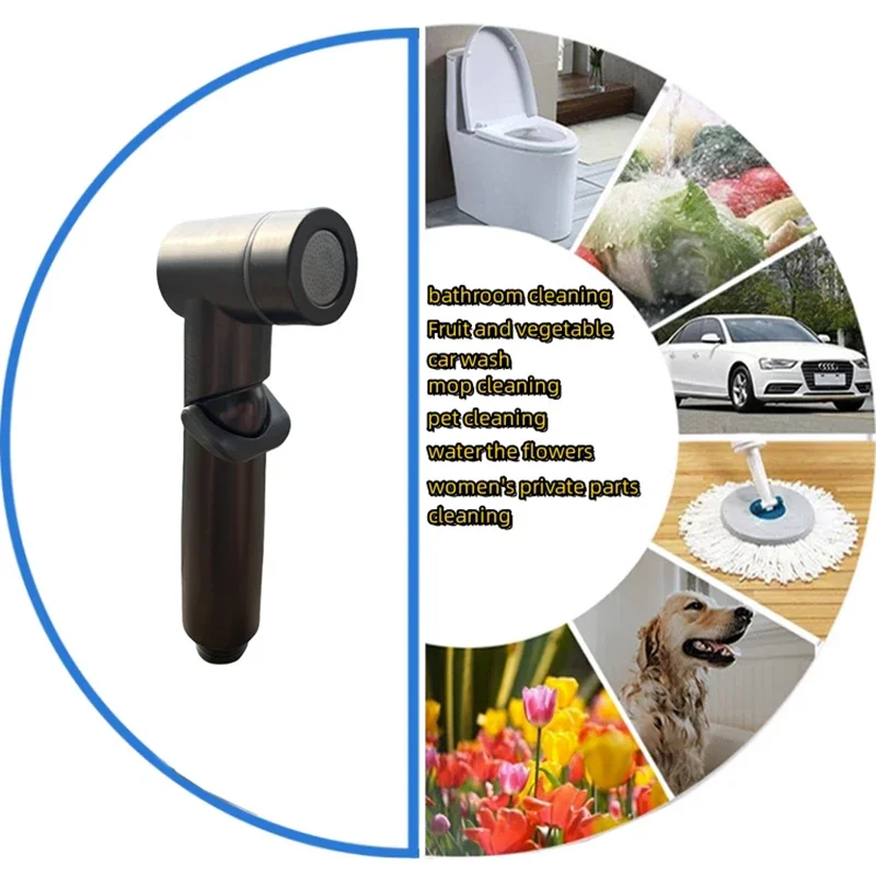 Bidet Spray gun Set Water Jet High Pressure Handheld Bidet Sprayer Toilet Cleaning Hygienic Shower for Bathroom Accessories