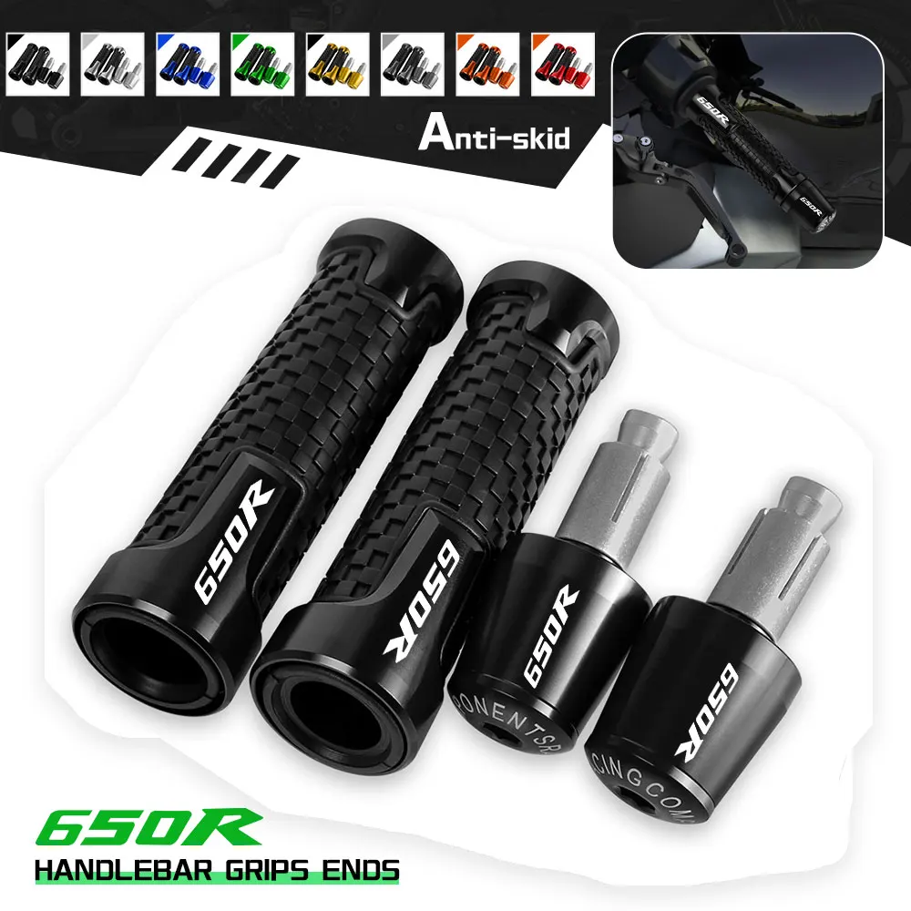 

FOR KAWASAKI NINJA650R 2006- 2015 2016 2017 2018 2019 Motorcycle Handle Bar Handlebar Grip Ends Anti Vibration Slider Plug Parts