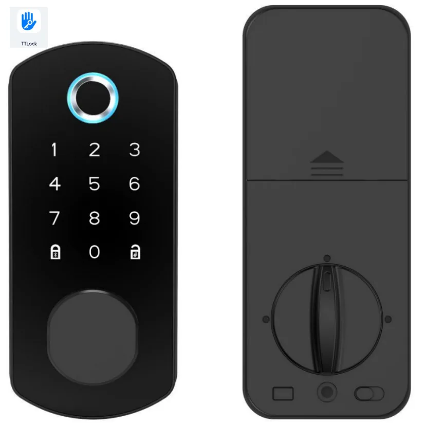 Fingerprint Lock TuYa Bluetooth  Entry Door Password Lock Household Stay Lock