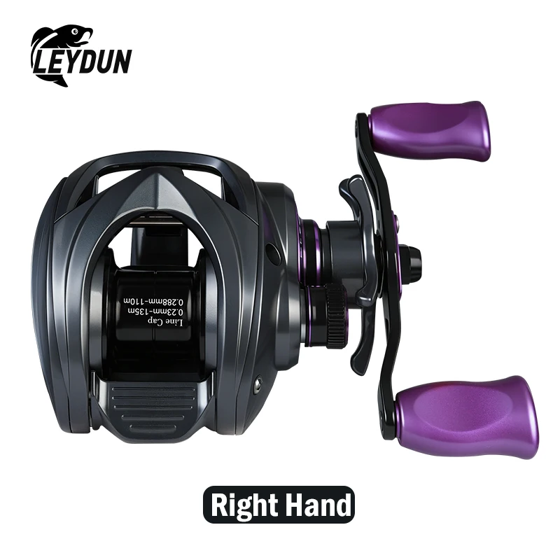 リール LEYDUN USOPP DC Baitcasting Reel Leydun DC Usopp Baitcasting Reels 7.6:1 Gear Ratio 134g Ultralight