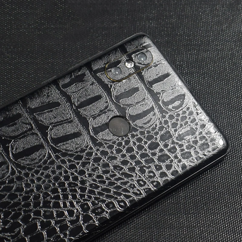 Crocodile Serpentine Rear Stickers Wrap Skin Decorative Back For Xiaomi MIX2s Protector M Mi MIX2S Back Film