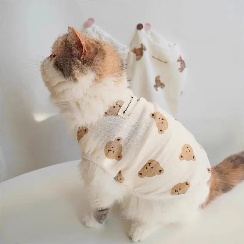 

Pet Clothes Summer Thin Sleeveless Gauze Dog-Protective Clothing Bichon Teddy Anti-Lint Vest