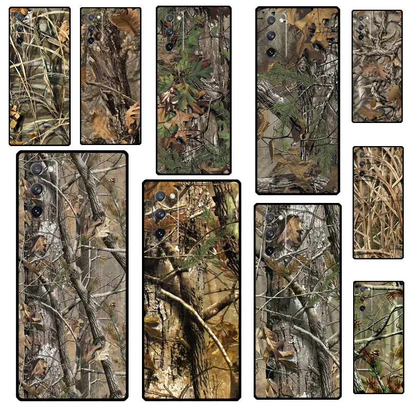 Hunting Camo Case For Samsung Galaxy S23 Ultra S21 S20 FE S8 S9 S10 Note 10 Plus Note 20 S22 Ultra Cover