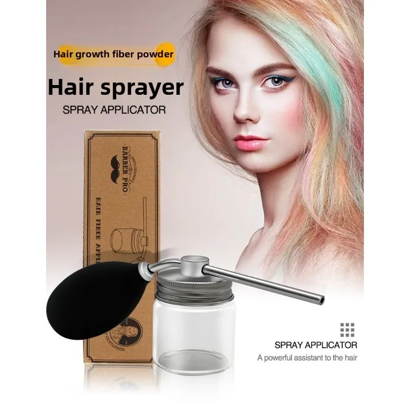 

Premium Silicone Barber Talc Powder Blower Puffer Refillable Adjustable Spray Hygienic Application Salon Home Barber Use