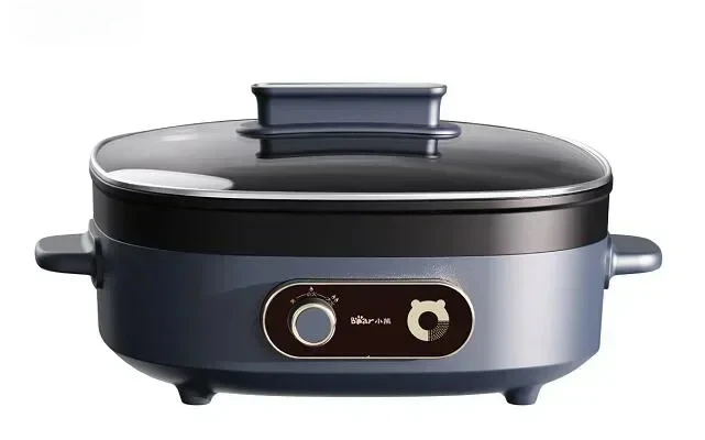 Portable Fast Heating panela eletrica Cubic Large Capacity Non-stick Multifunctional Electric Hot Pot 7L