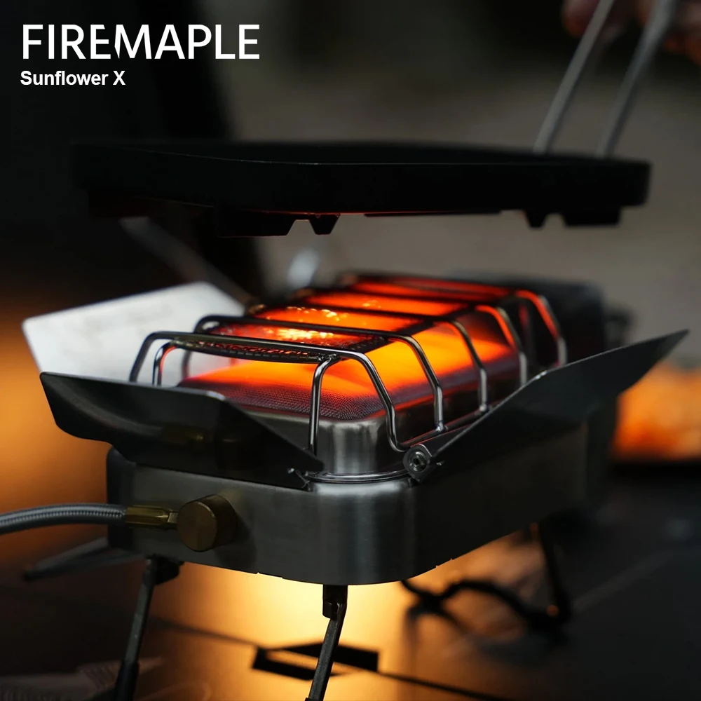 Газовая походная плита Fire-Maple Sunflower X, многофункциональный портативный газовый обогреватель, инфракрасная газовая горелка для кемпинга