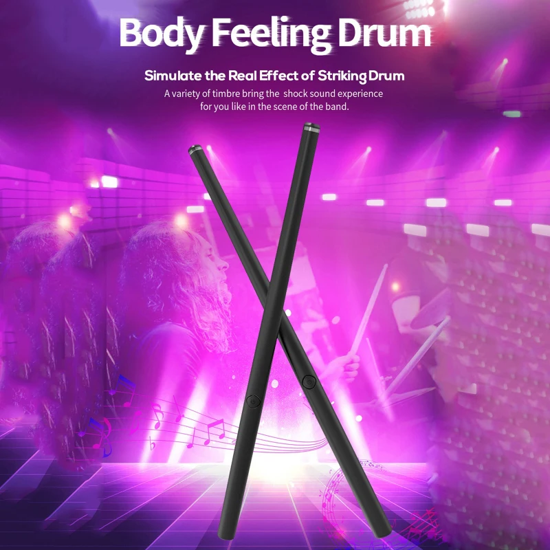 

Electronic Air Drum Sticks Electronic Drumstick Shelf Smart Virtual Drums Musical Instruments For Kid Somatosensory Drum Set