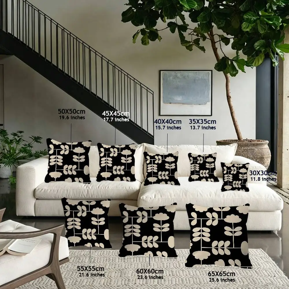 O-Orla Kiely Flower Cushion Cover Inches Farmhouse Decor Home Throw Pillow Covers For Couch Decorations