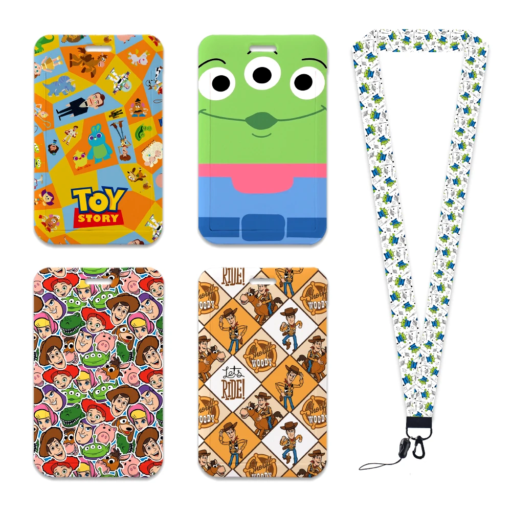 Cartoon Telefon gurte Anime Film Schlüssel bund Abzeichen halter Spielzeug Geschichte ID-Karte Pass hängen Seil Lariat Lanyard für Schlüssel ringe Zubehör