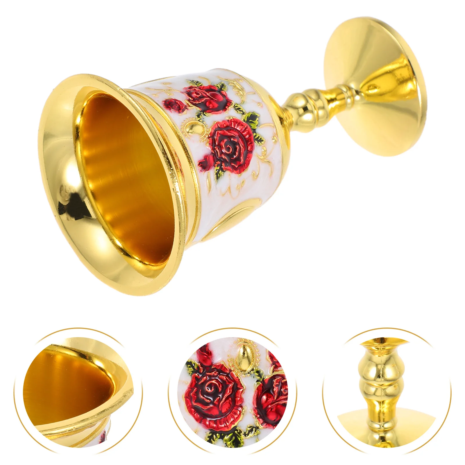 

2Pcs Vintage Embossed Wine Goblets Zinc Alloy Retro Medieval Drinking Cups Party Celebration Home Decor Embossed Metal Goblet