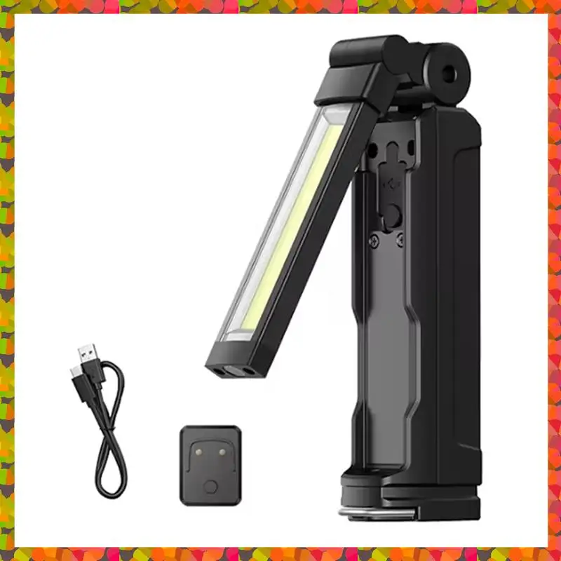 Promotion! G16-S COB Work Lights LED Flashlight With Magnetic Base Rechargeable Battery Display For Car Repair