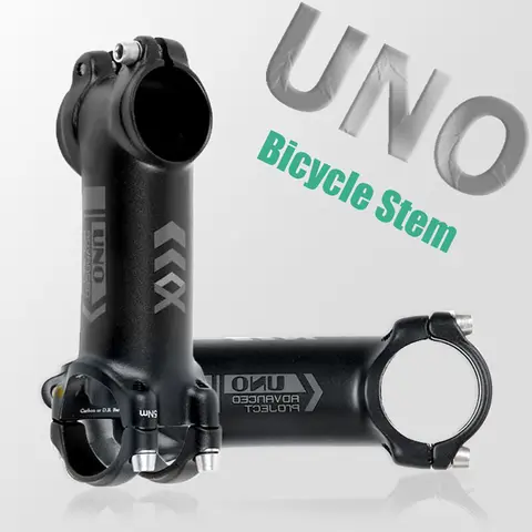 UNO 초경량 자전거 줄기 7050 알루미늄 합금 7/17도 MTB 산악 도로 자전거 줄기 31.8mm 60 -130mm MTB 자전거 부품