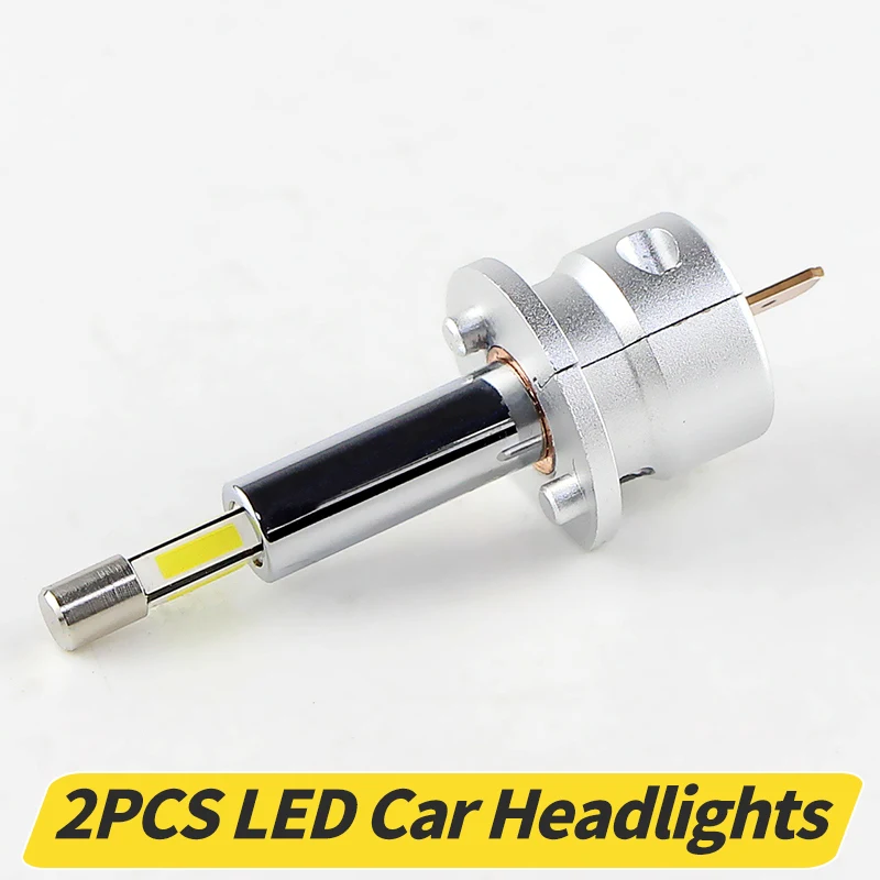 

2Pcs DC12v Moto Lamp Canbus H1 LED Headlight Bulbs 1:1 Mini Size 360 Car Headlight CSP LED Auto 6000K 100w Fog Beams Accessories