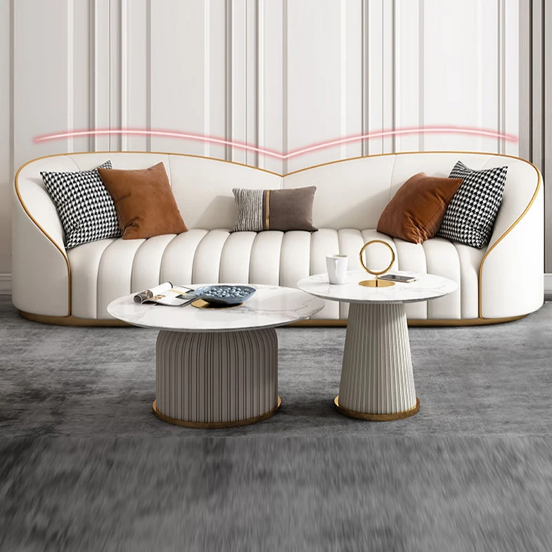 

*# 2022 Luxury Modern Sofa Set Muebles Sala of Recliner Genuine Leather Lounge Furniture Sofa