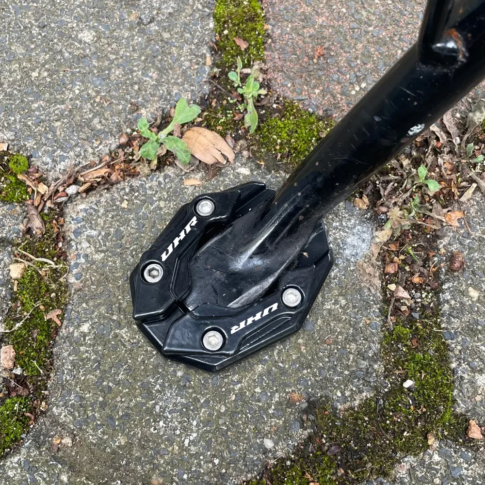 2027 For HAOJUE UHR150 UHR125 UHR 150 125 Motorcycle Accessories Kickstand Foot Enlarger Side Extension Pad Stand Support Plate