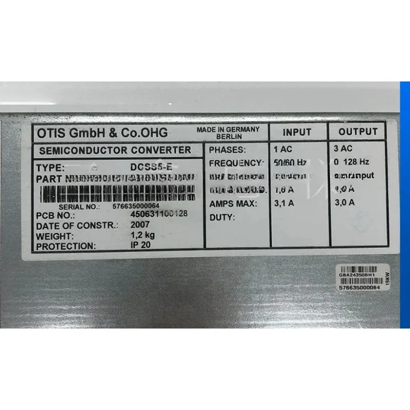 elevator accessories DCSS5-E door machine frequency converter GBA24350BH1 door machine box  complete. 1pcs