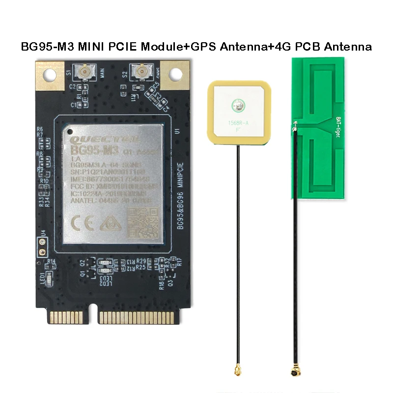 Quectel BG95 BG95-M3 mini pcie Module with sim card slot CatM1 Cat NB2 EGPRS GNSS Built-in GPS supports 2G low power EMTC