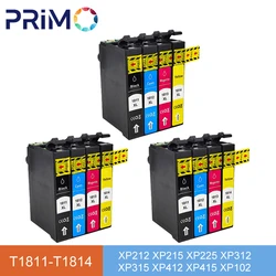 Cartuchos de tinta 18XL T1811 T1814, compatibles con impresoras EPSON XP415, XP302, XP102, XP202, XP205, XP305, XP402, XP312, XP225, XP212, XP412