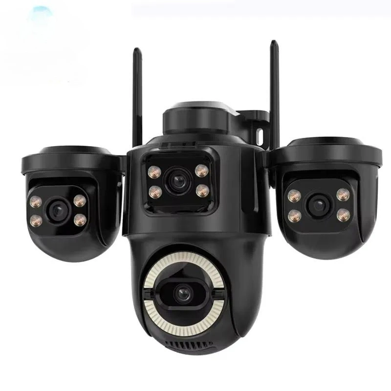 STLF ICSEE 3 lens surveillance home security ultra high definition 9MP outdoor wireless wifi network AI 3MP CCTV PTZ