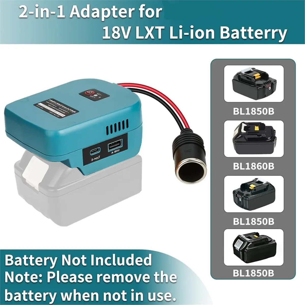 DT35BG 18V to 12V Step-Down Converter for 18V Battery for Power Adapter Wheel, DC 12V 120W Converter Regulator
