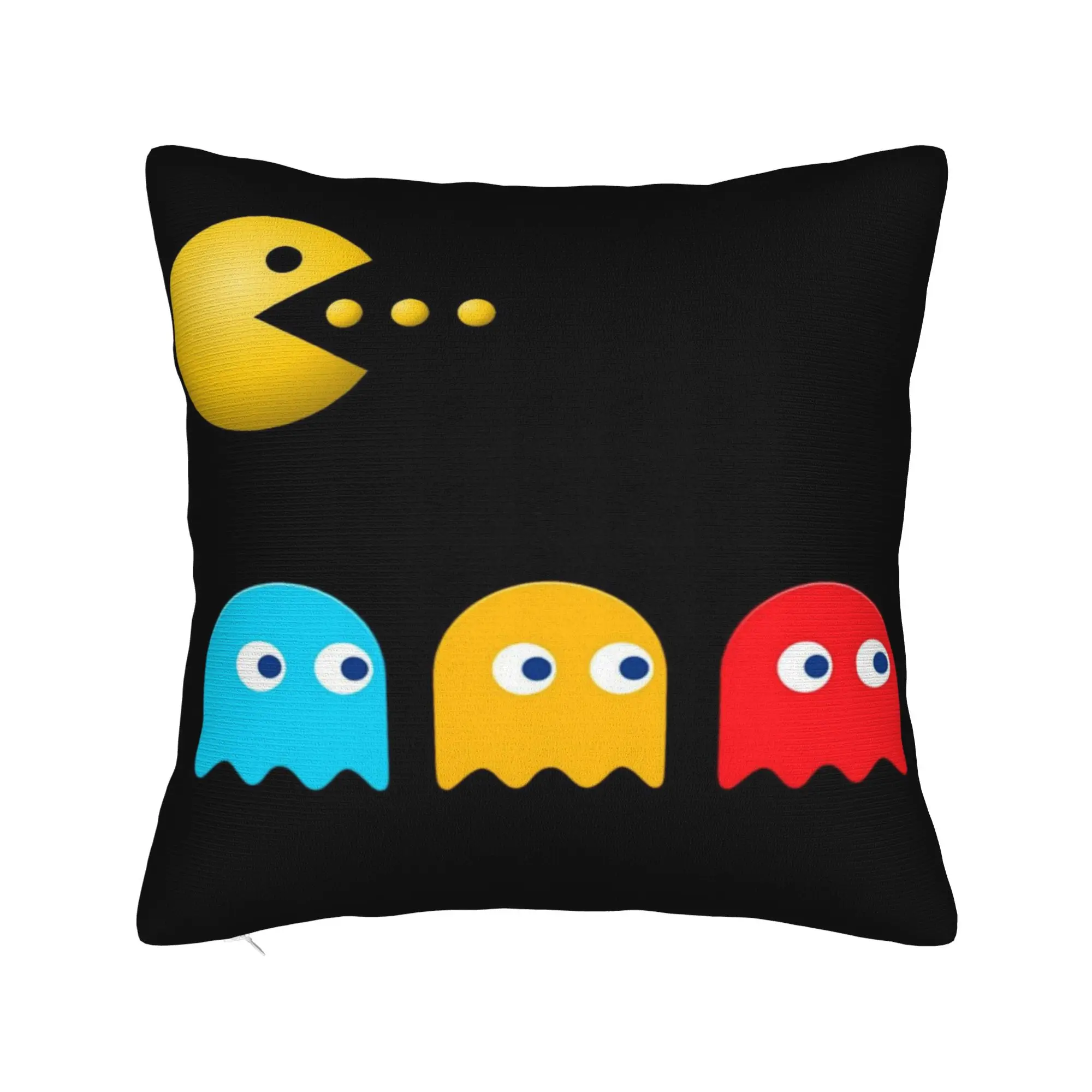 Pac-Man Pillow Cover  Soft Cushion Cover Retro Trendy Pillow Case For Living Room Bed Chair
