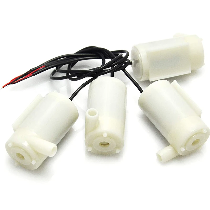 4 Pcs DC 3 V 5 V Micro-Submersible Mini Water Pump Fish Tanks Fountain Aquarium Set