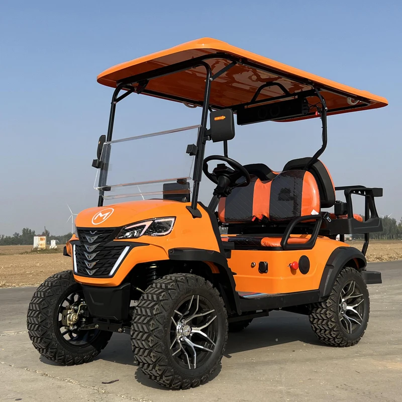 2025 Customized New Energy 2 4 6 8 Seater 4/5/7KW AC Motor Lithium Ion Battery Lifted 48V/72V Off Road Electric Golf Cart