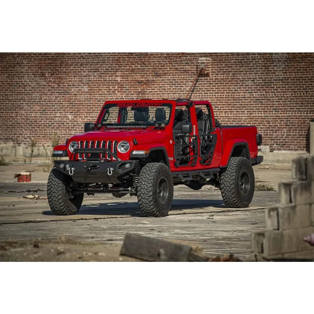 Contoured Drop Steps for Jeep Gladiator JT (2020-2025) - Flush Fit Rails with Side Steps